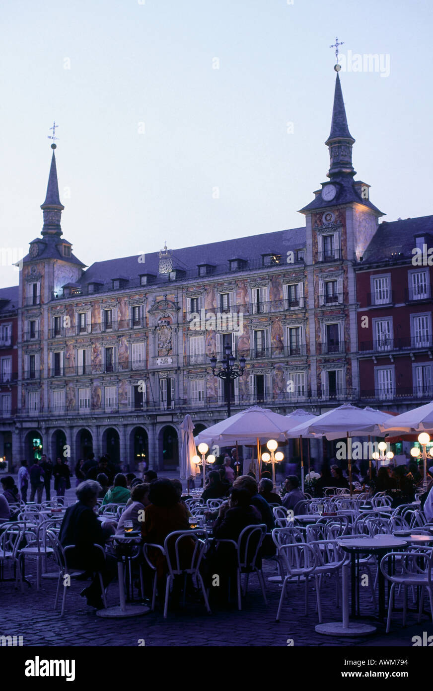 Cafe plaza mayor madrid spain europe hi-res stock photography and ...