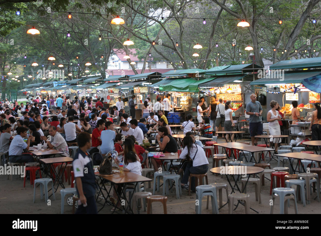 Night Food Market Orchard Road Singapore Stock Photo: 3082253 - Alamy