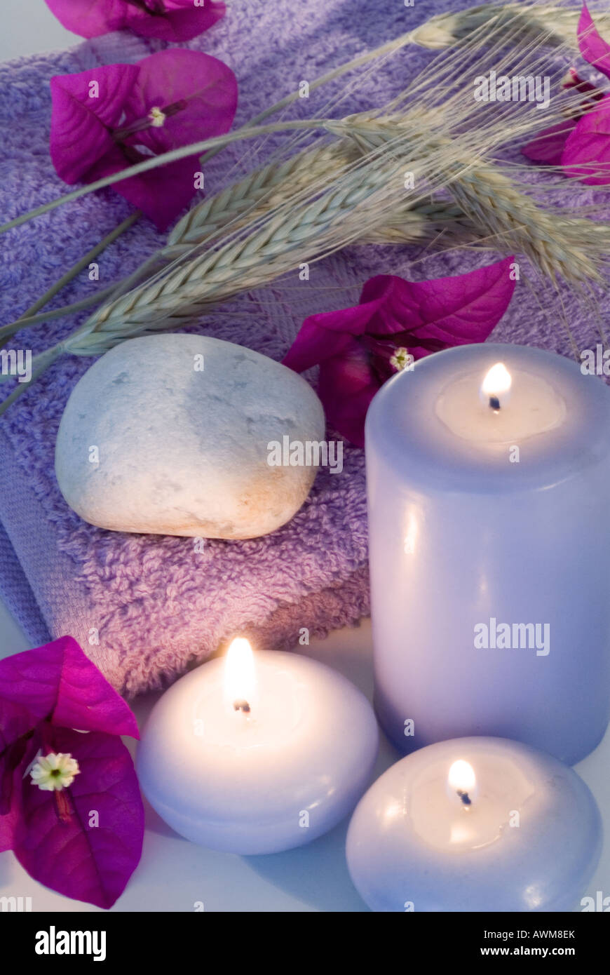 Close up of beauty and health massage products. Stock Photo