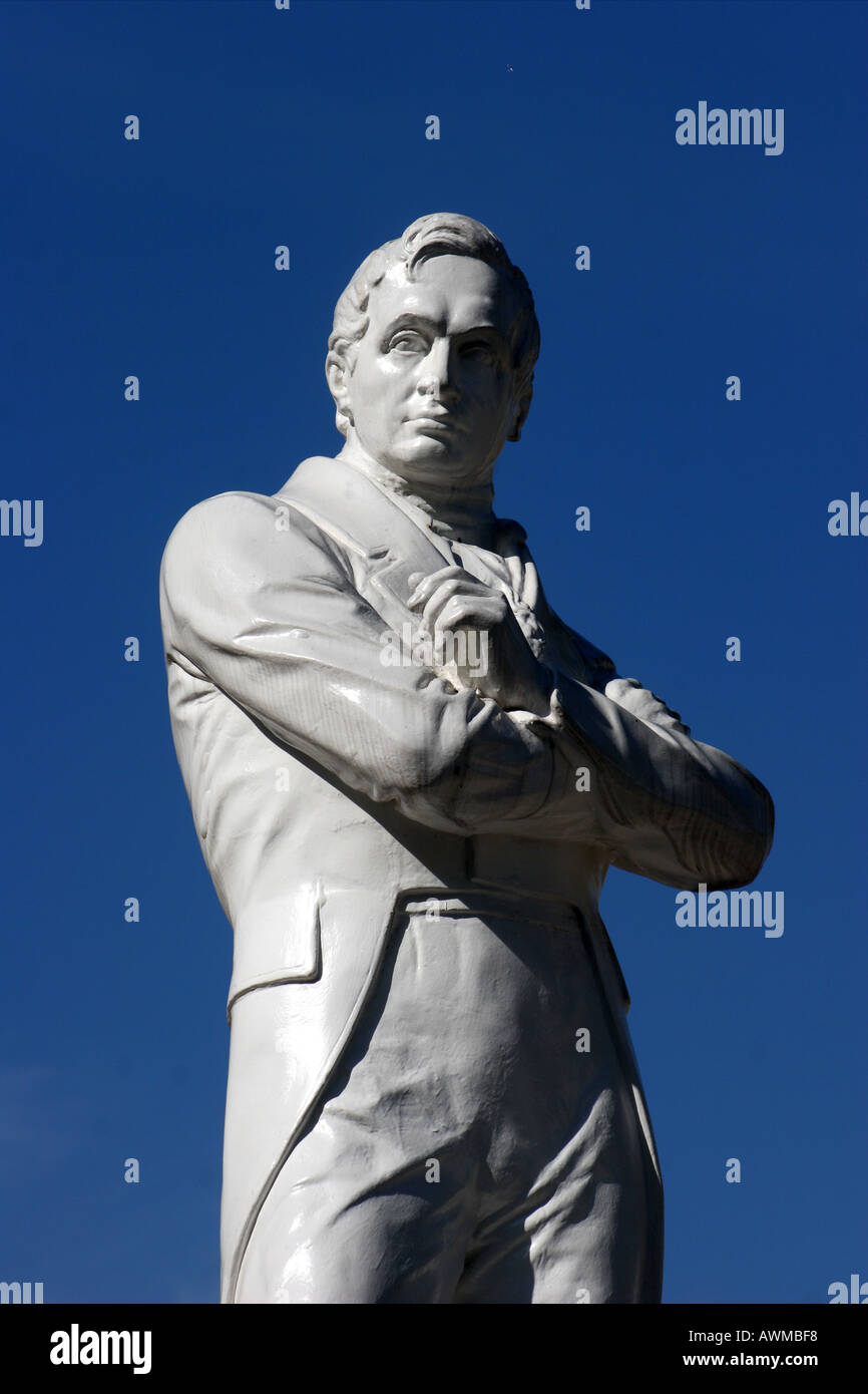 Samford Raffle Statue of Sir Stamford Raffles Raffles Landing Site Singapore Stock ...