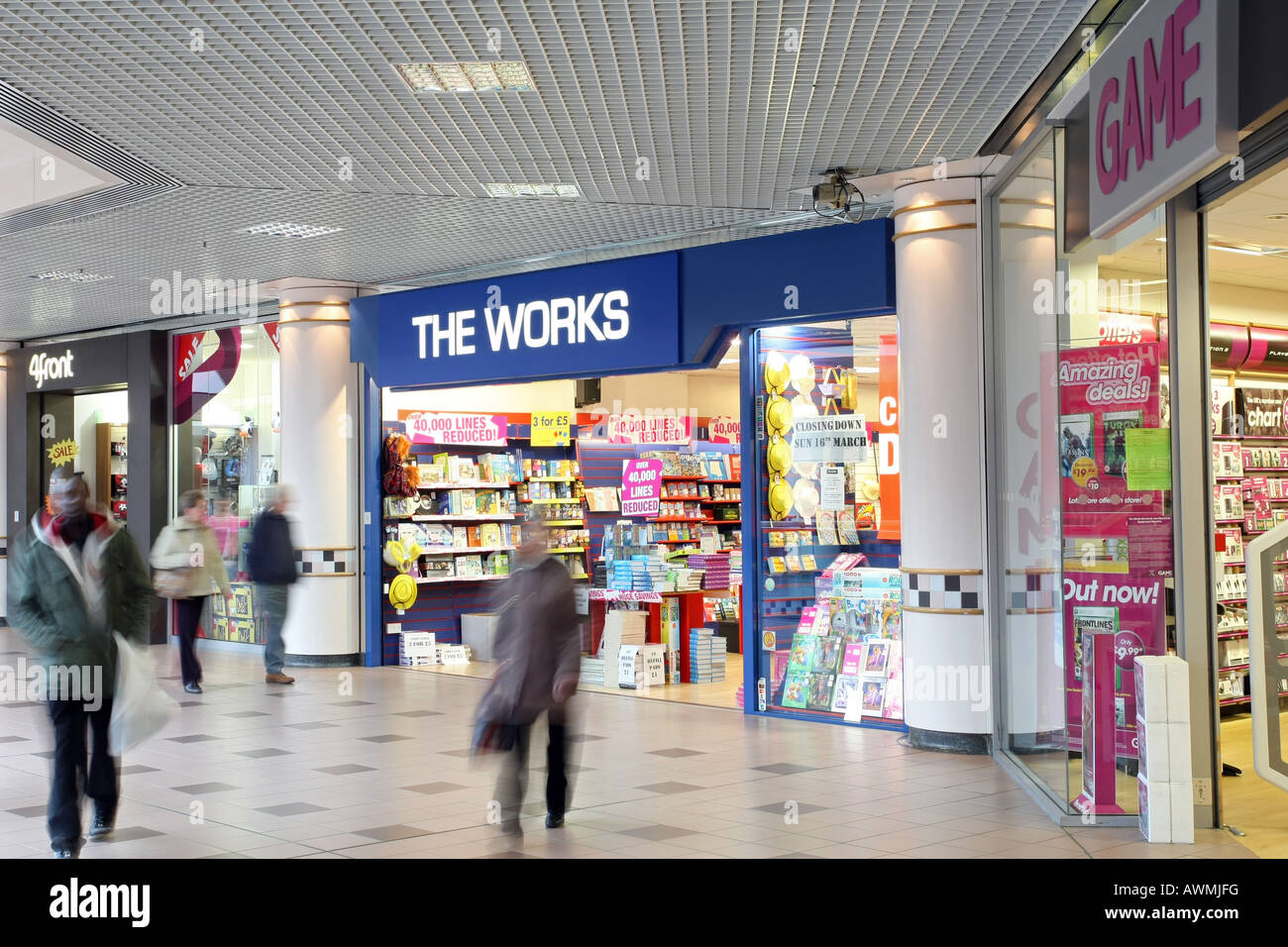 The Works shop inside the Bon Accord shopping centre in Aberdeen