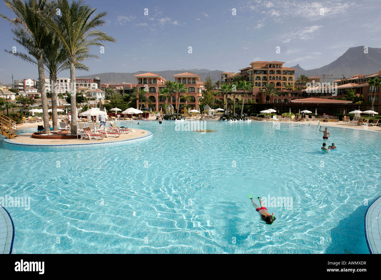 Hotel Iberostar Torviscas Playa, Costa Adeje, Tenerife, Canary Islands, Spain, Europe Stock Photo