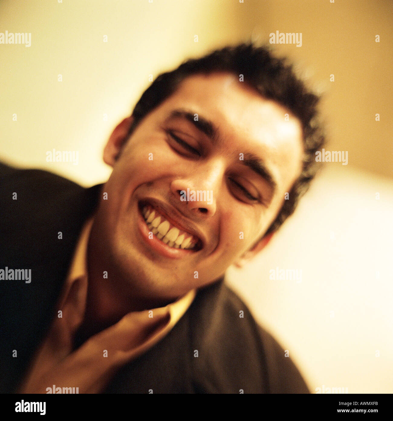 Close up portrait smiling laughing hi-res stock photography and images ...