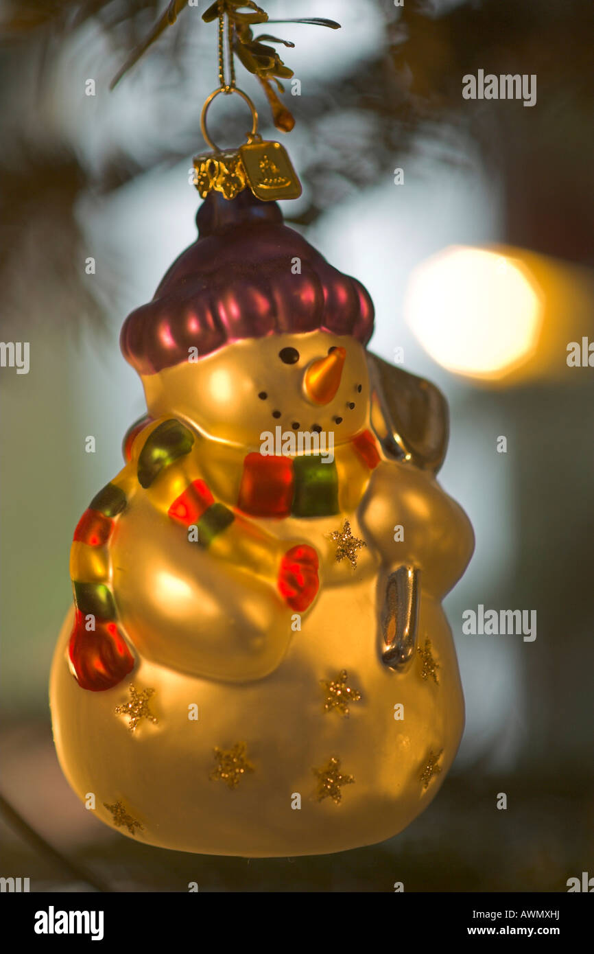 Christmas ornament in tree, Germany, Europe Stock Photo