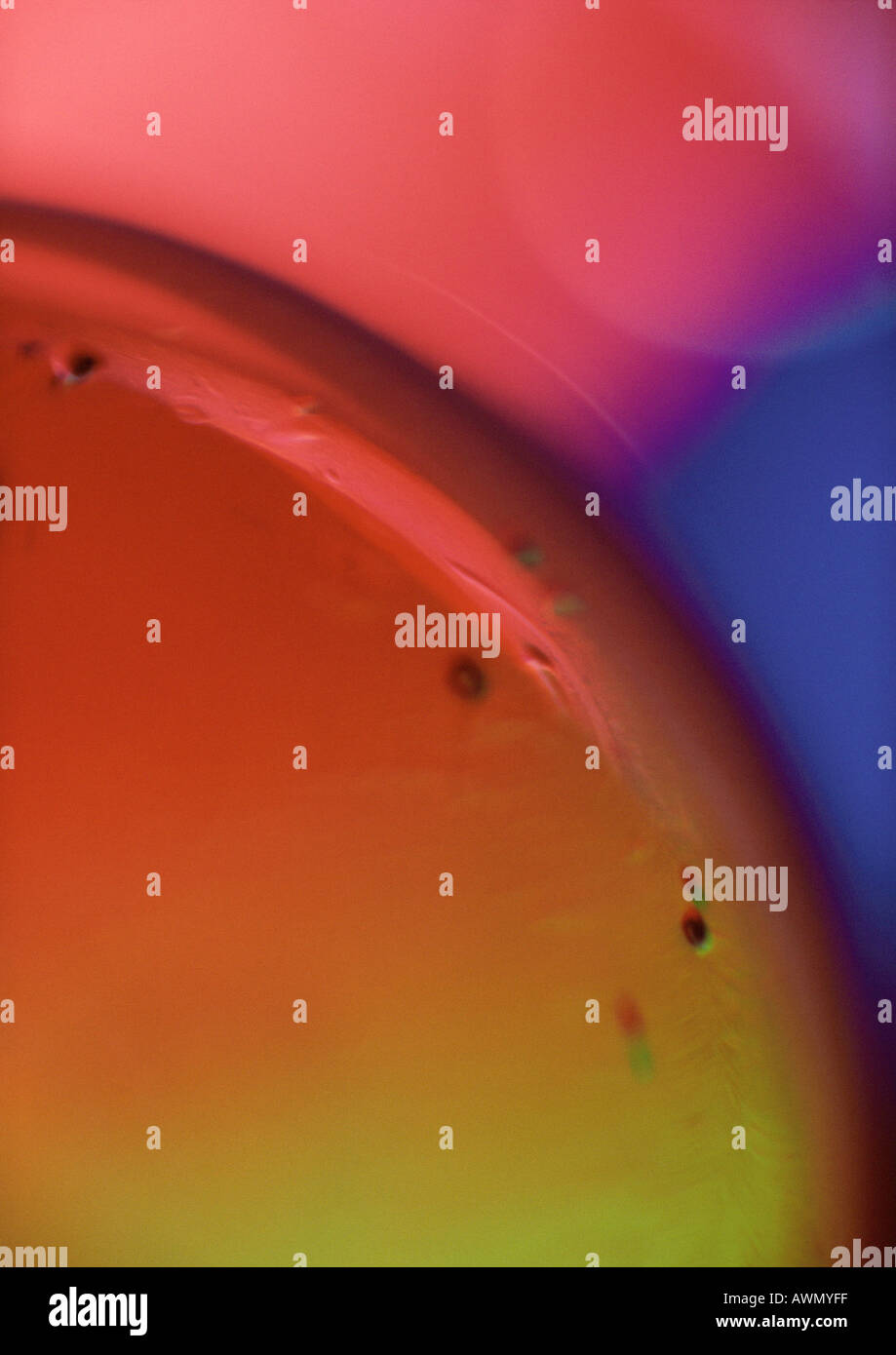 Light effect, reds, yellows and blues. Stock Photo