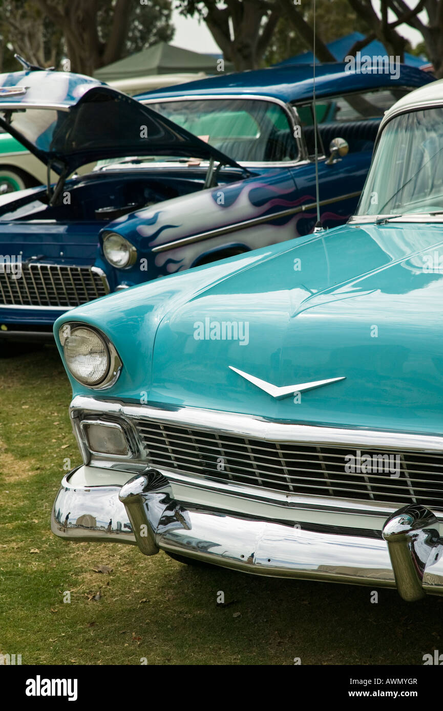 Chevrolet Antique Car Show Embarcadero Park, San Diego, California, USA Stock Photo