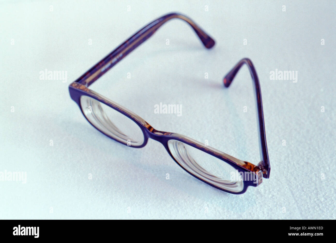 Reading Glasses with bent arms Stock Photo Alamy