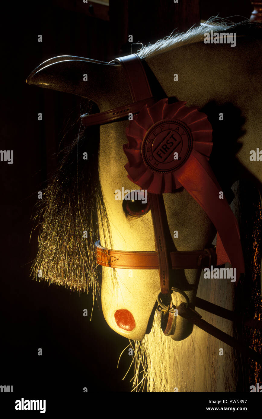 A Rocking Horse's Head Stock Photo Alamy