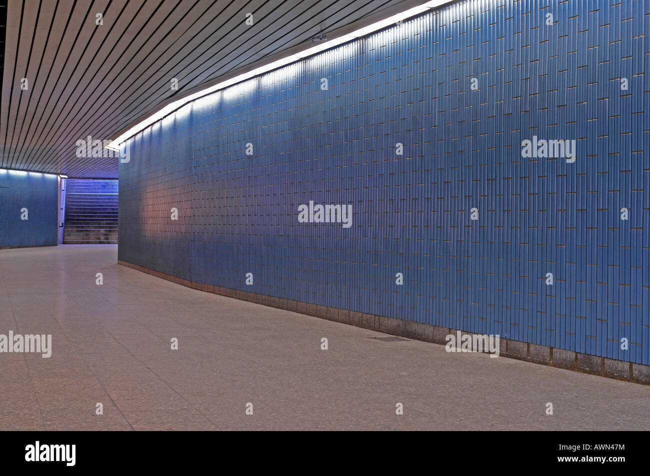 Subway station, Munich, Bavaria, Germany, Europe Stock Photo