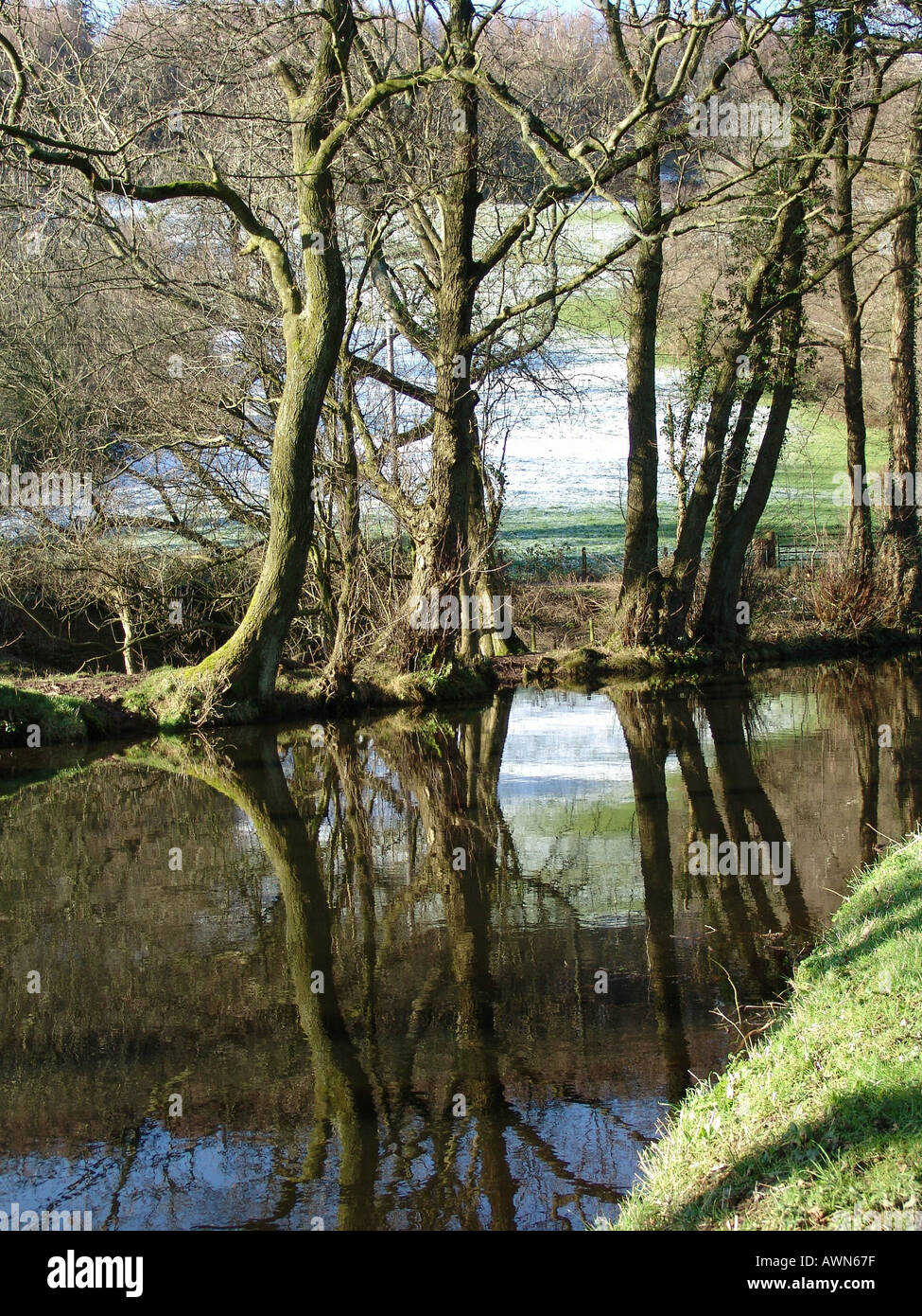 Monmouthshire and Brecon Canal near Mamhilad Pontypool South Wales UK