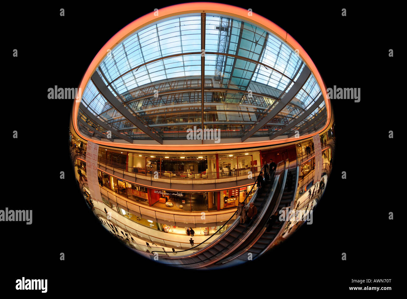 Shopping mall Stuttgart, Baden-Wuerttemberg, Germany Stock Photo - Alamy