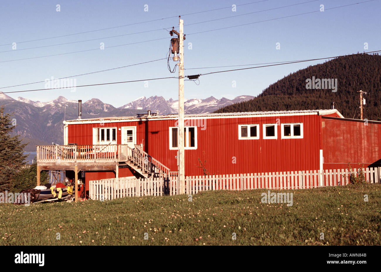 red house haines alaska Stock Photo Alamy