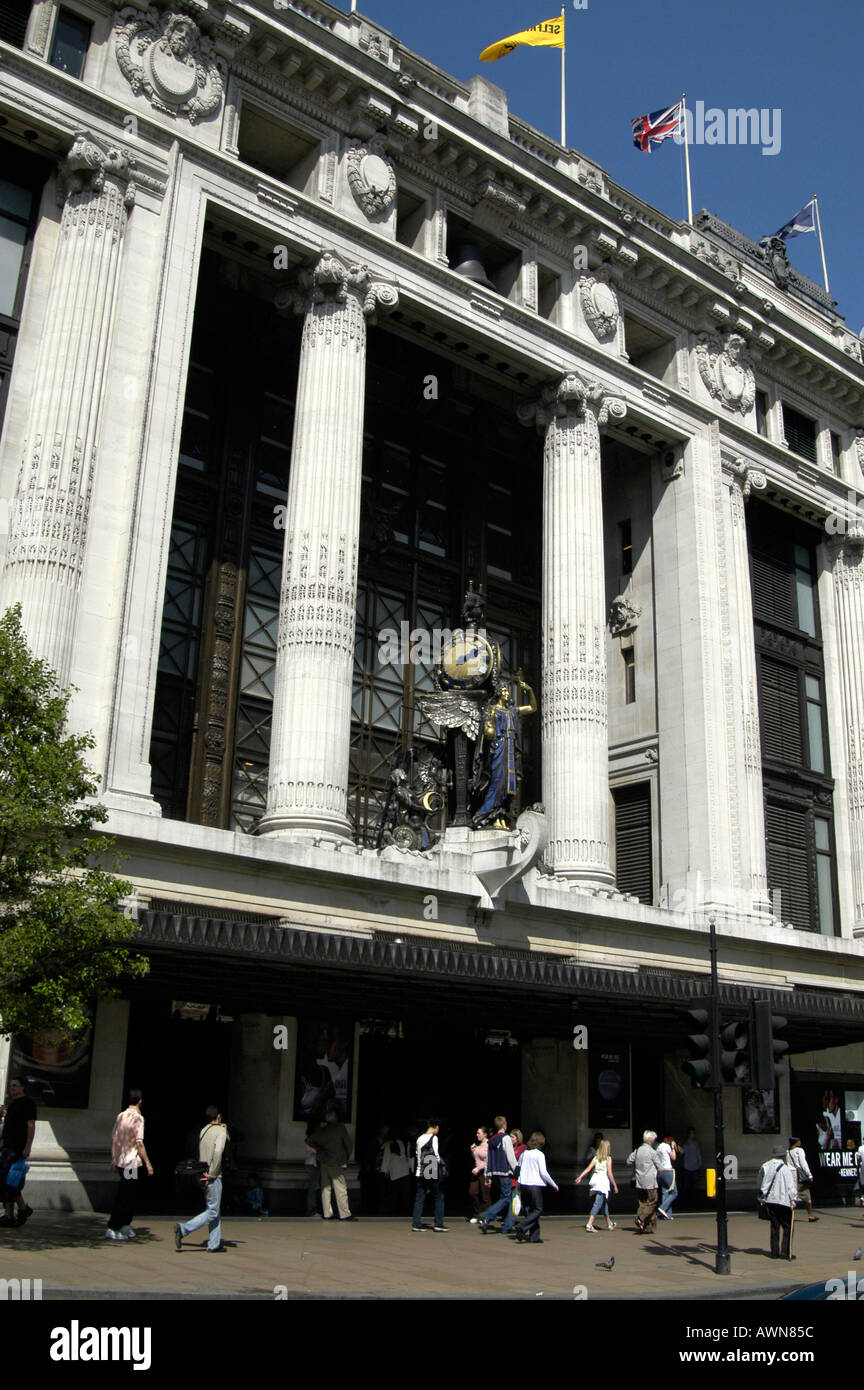 Selfridges Department store Oxford Street London England UK Stock Photo Alamy