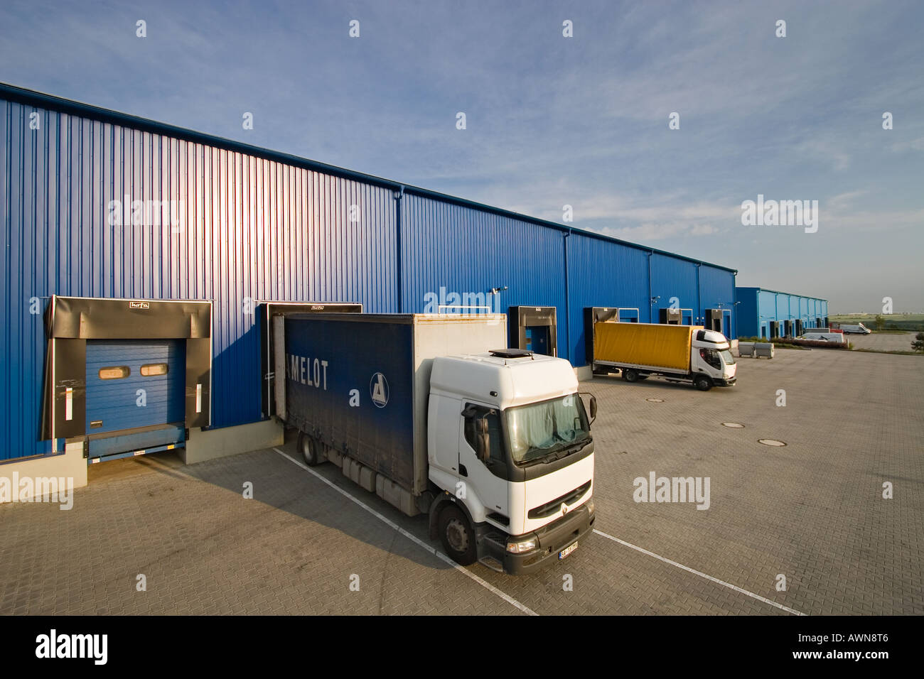 Warehouse Exterior With Lorry High Resolution Stock Photography and ...