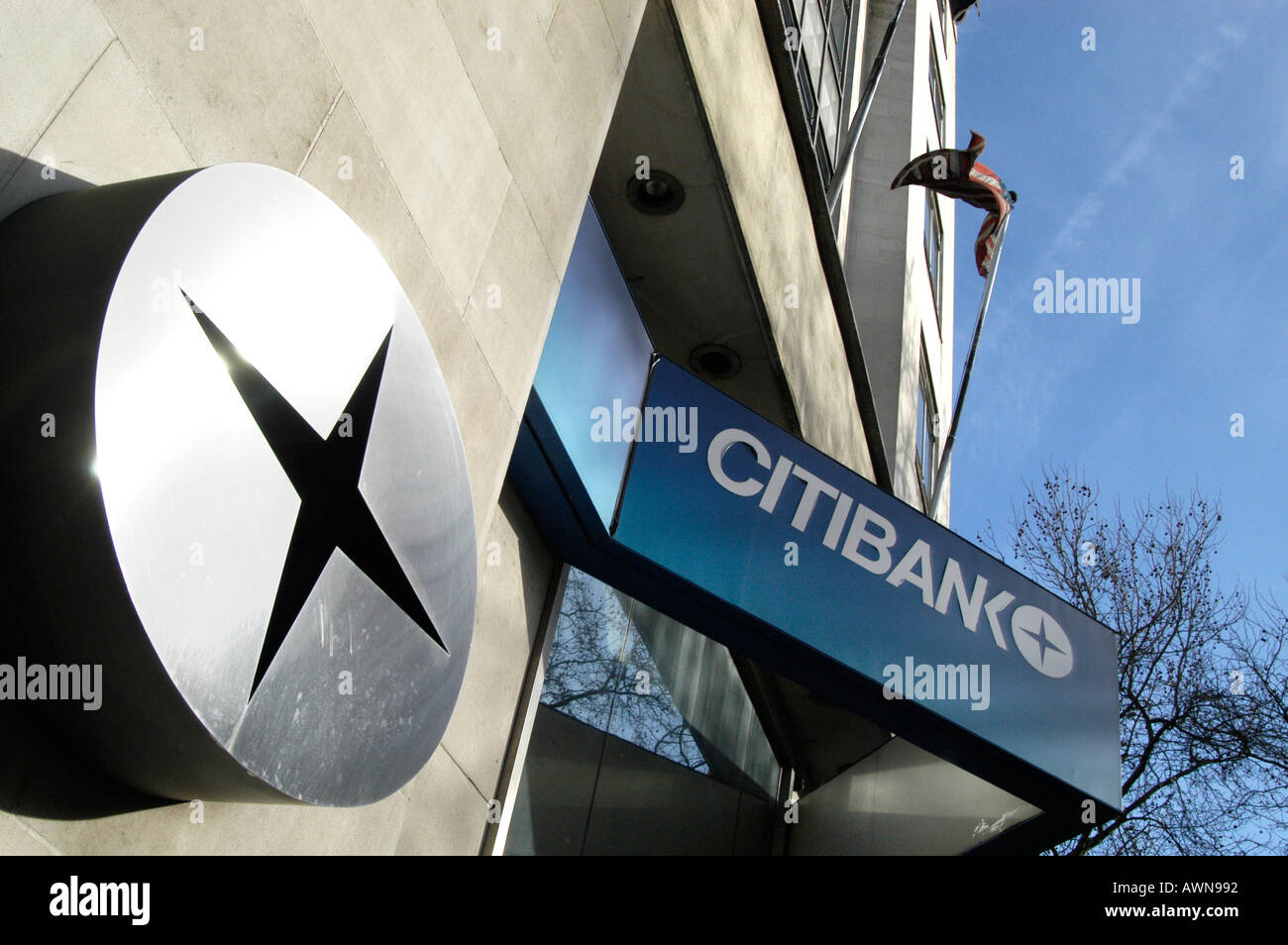 Citibank London England Britain UK Stock Photo