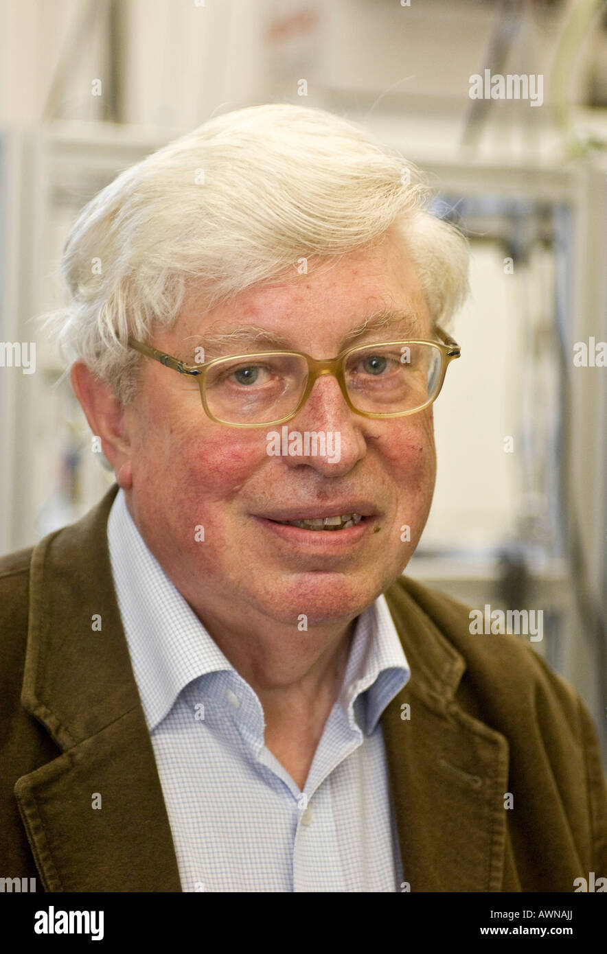 Prof. Gerhard Ertl, Winner of the Nobel Prize for Chemistry, 2007 Stock Photo