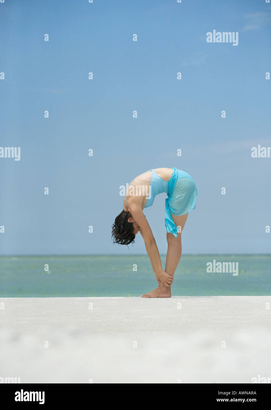 Forward bends yoga hires stock photography and images Alamy
