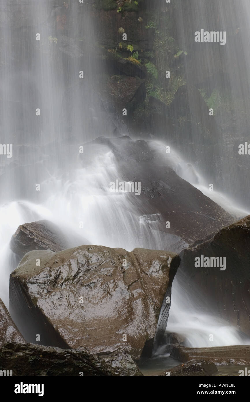 Melincourt waterfall, South Wales. Stock Photo
