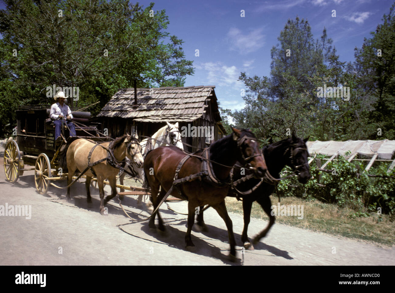 Columbia State Historic Park California Stock Photo