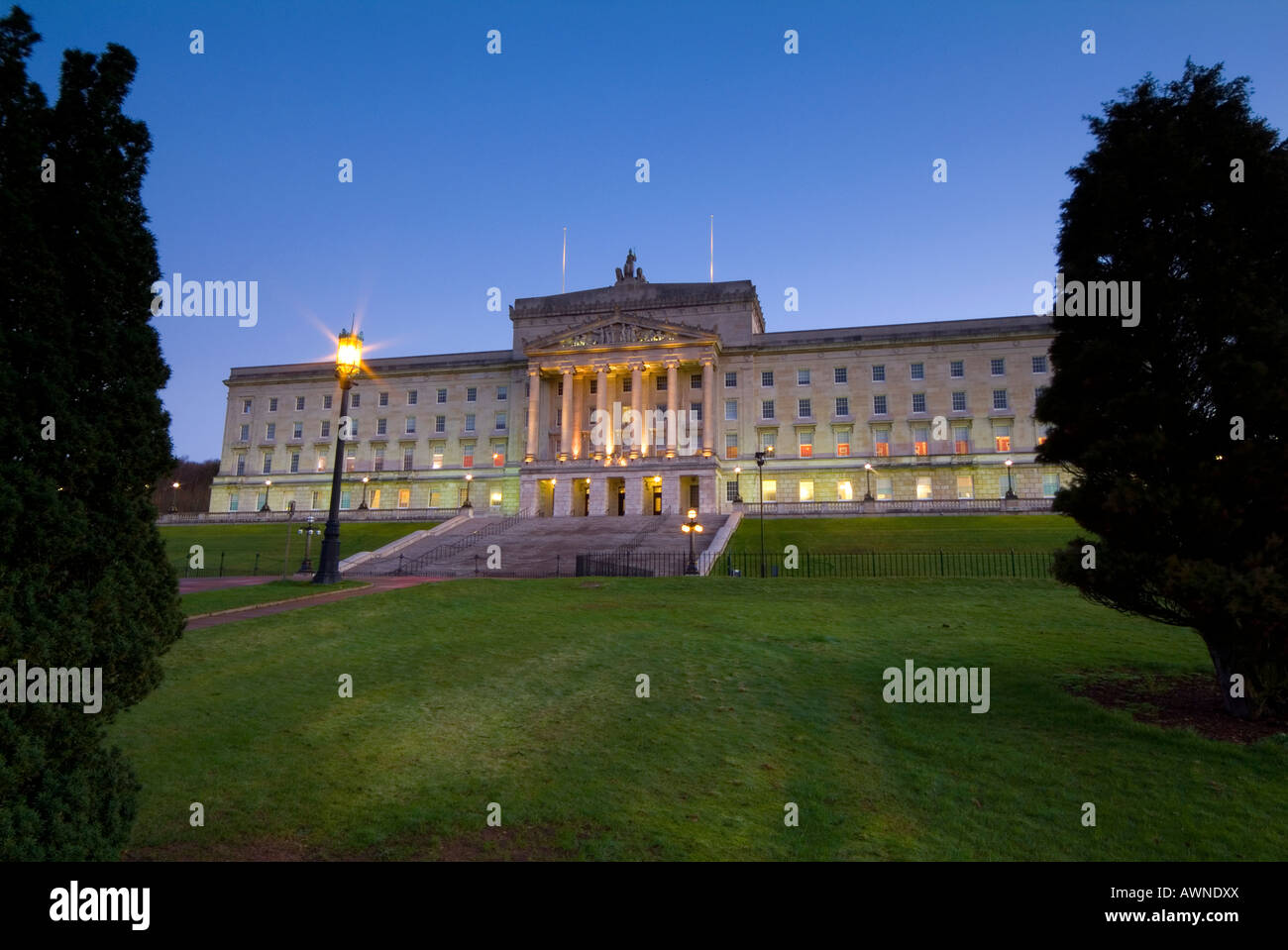 Stormont buildings seat of the Northern Irish assembly Belfast Northern Ireland Stock Photo
