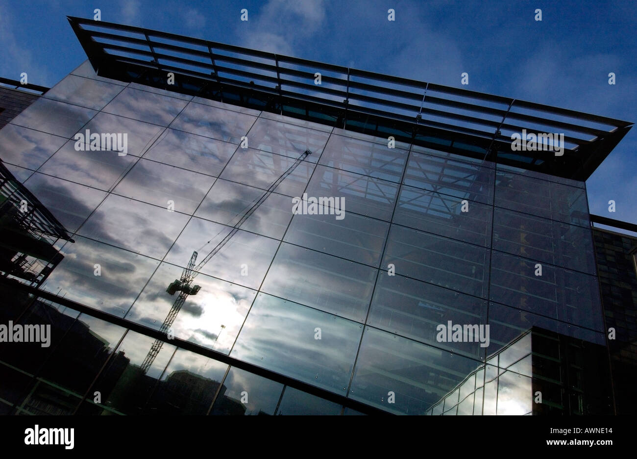The new ecologically sound Brighton library Stock Photo