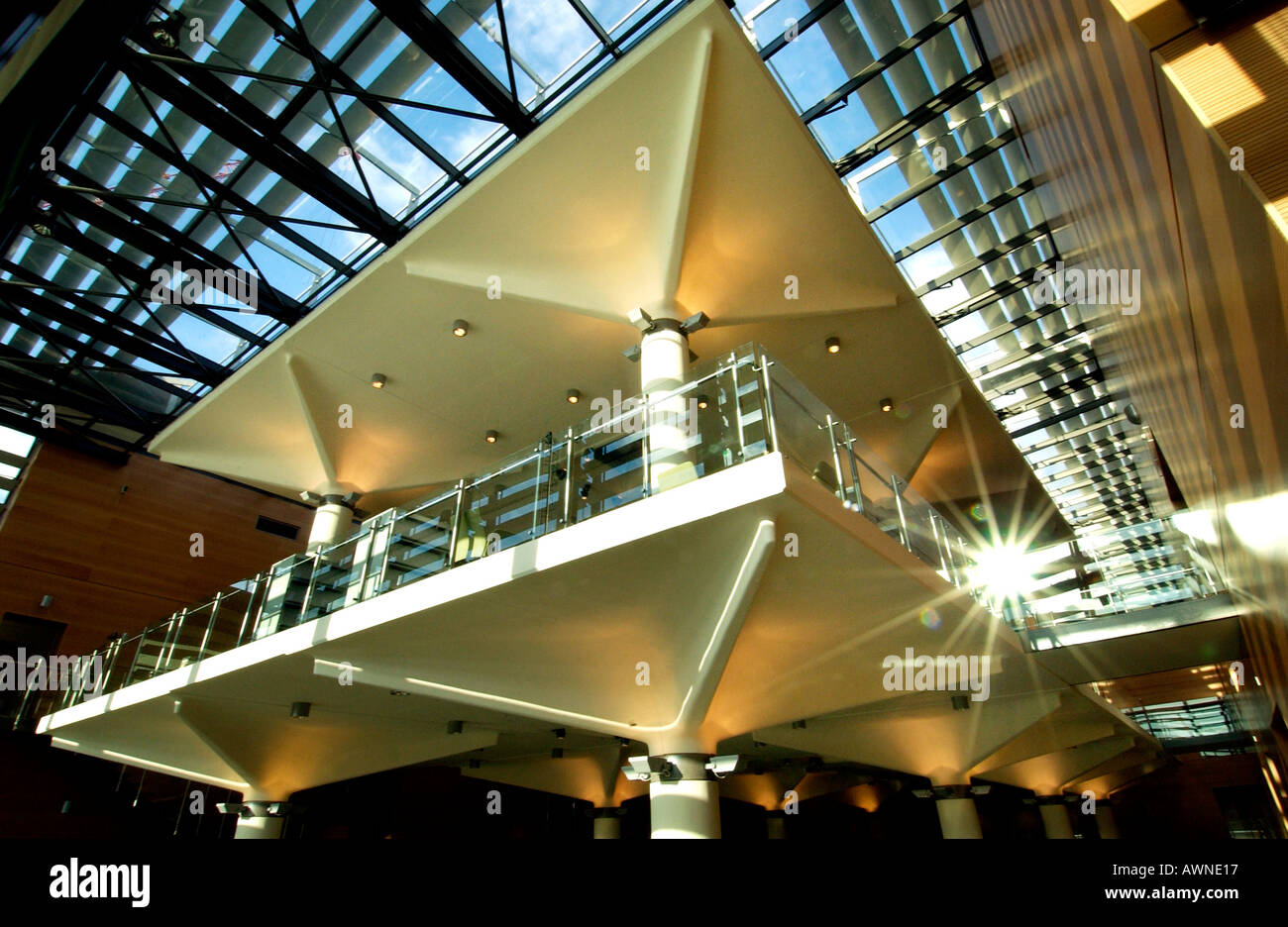 Eco friendly High Tech solar powered Jubilee library in Brighton Sussex Stock Photo