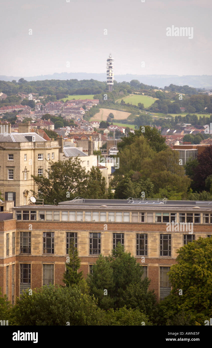 A VIEW OF BRISTOL UK FROM BRANDON HILL PARK Stock Photo Alamy
