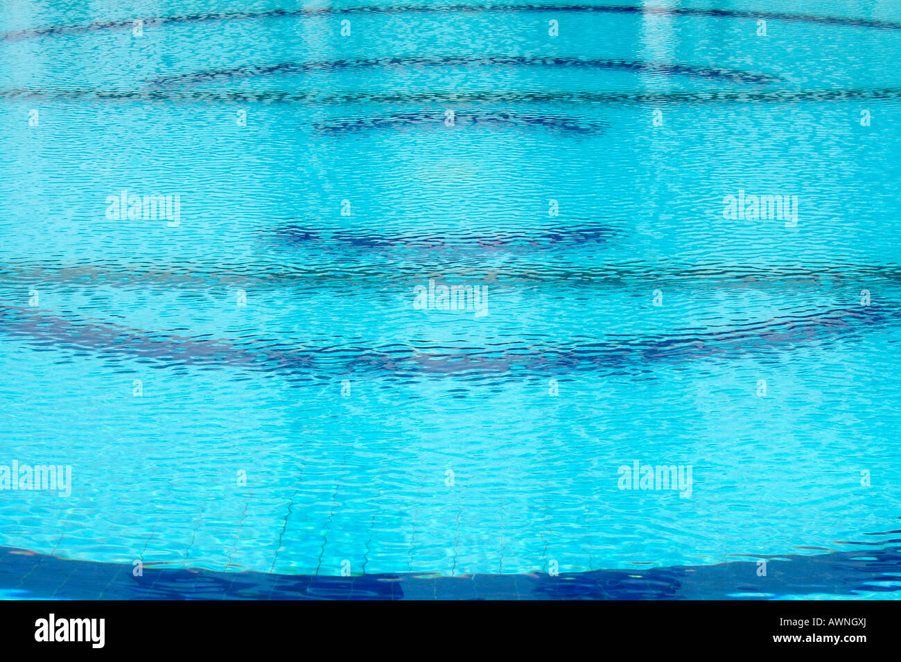 Detail of a swimming pool at a five-star hotel Stock Photo