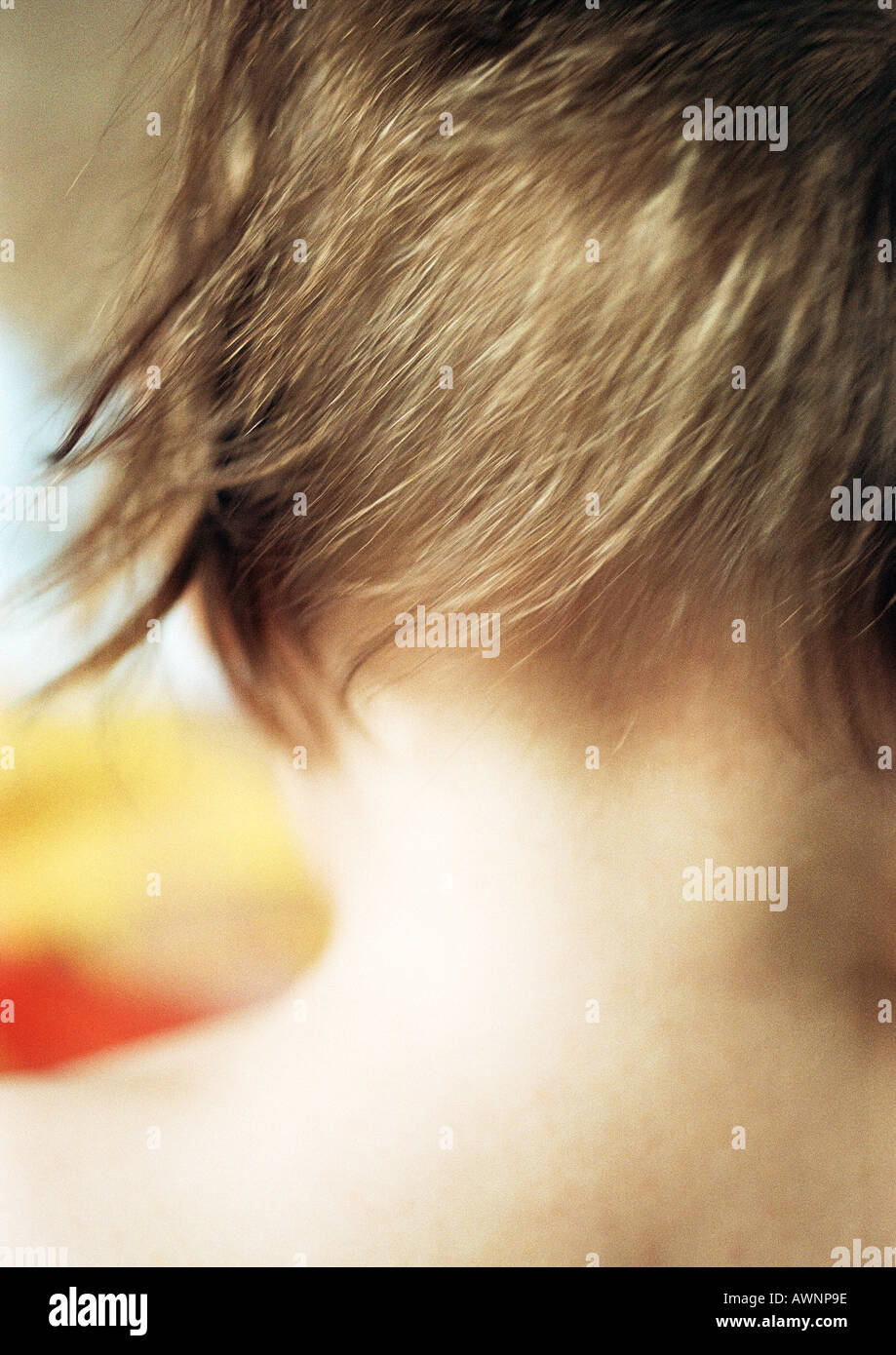 Nape of baby's neck, rear view, closeup Stock Photo Alamy