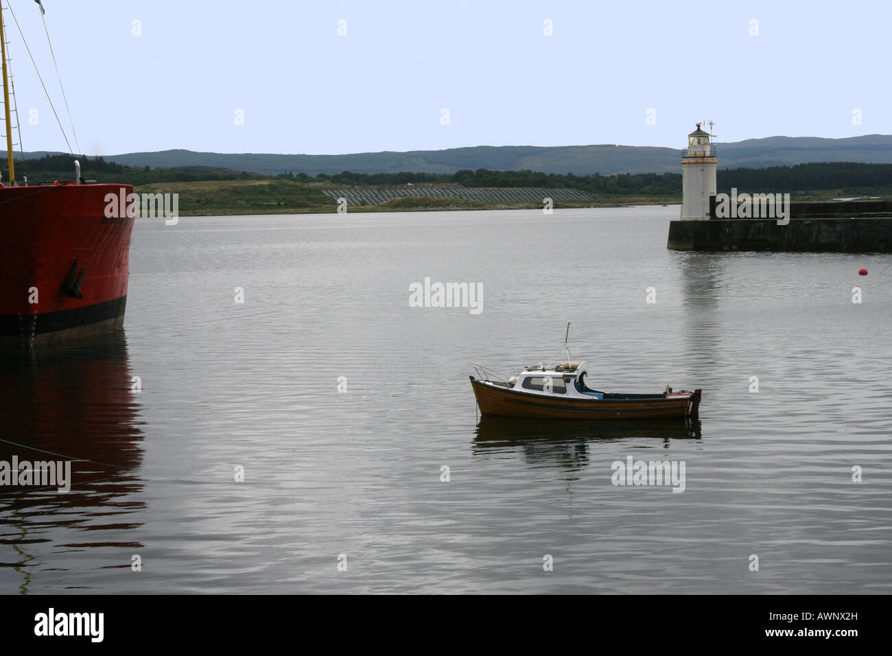 Adrishaig Lighthouse Stock Photo