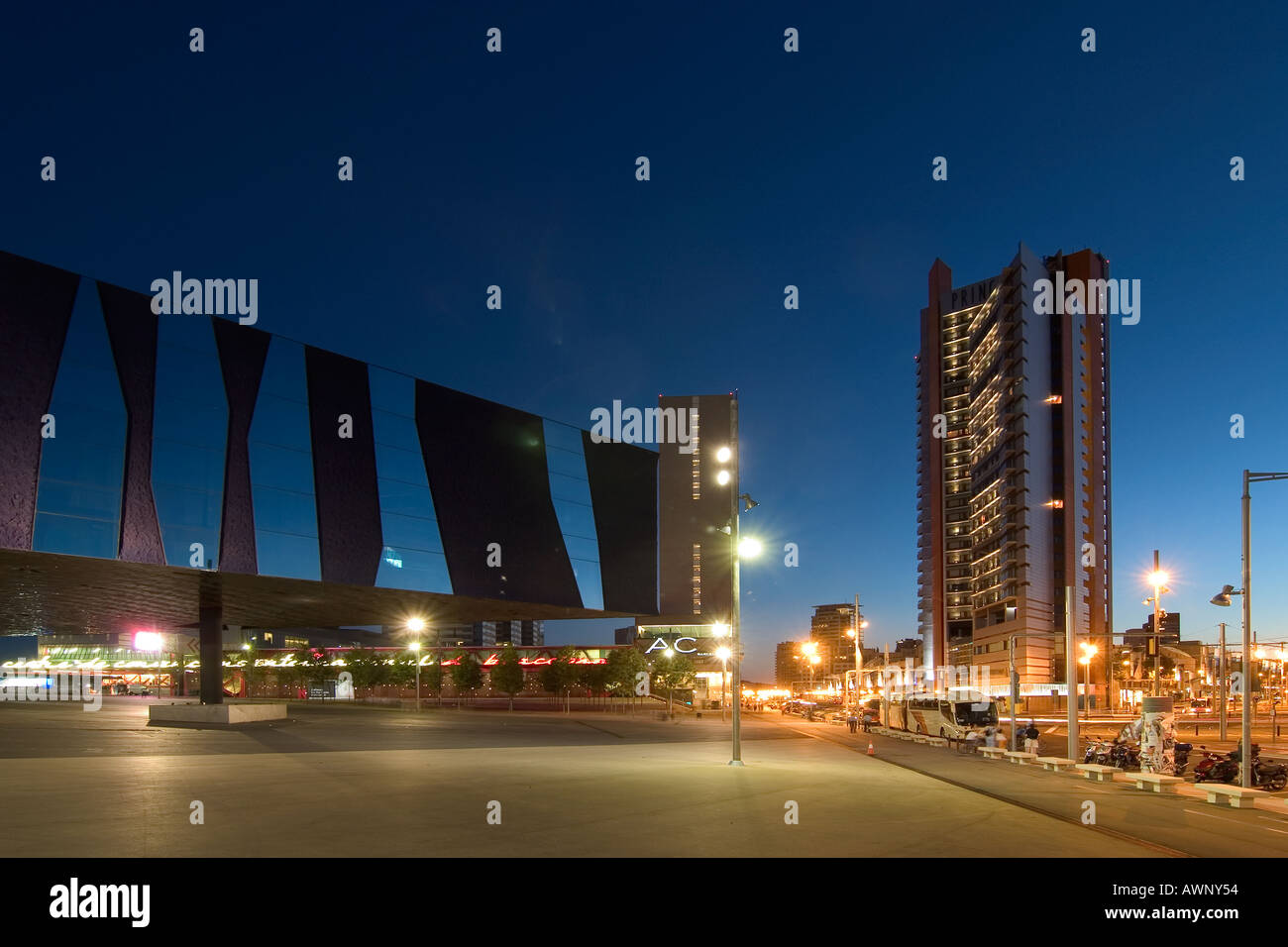 Forum building of the architects Herzog & De Meuron in Barcelona Spain ...