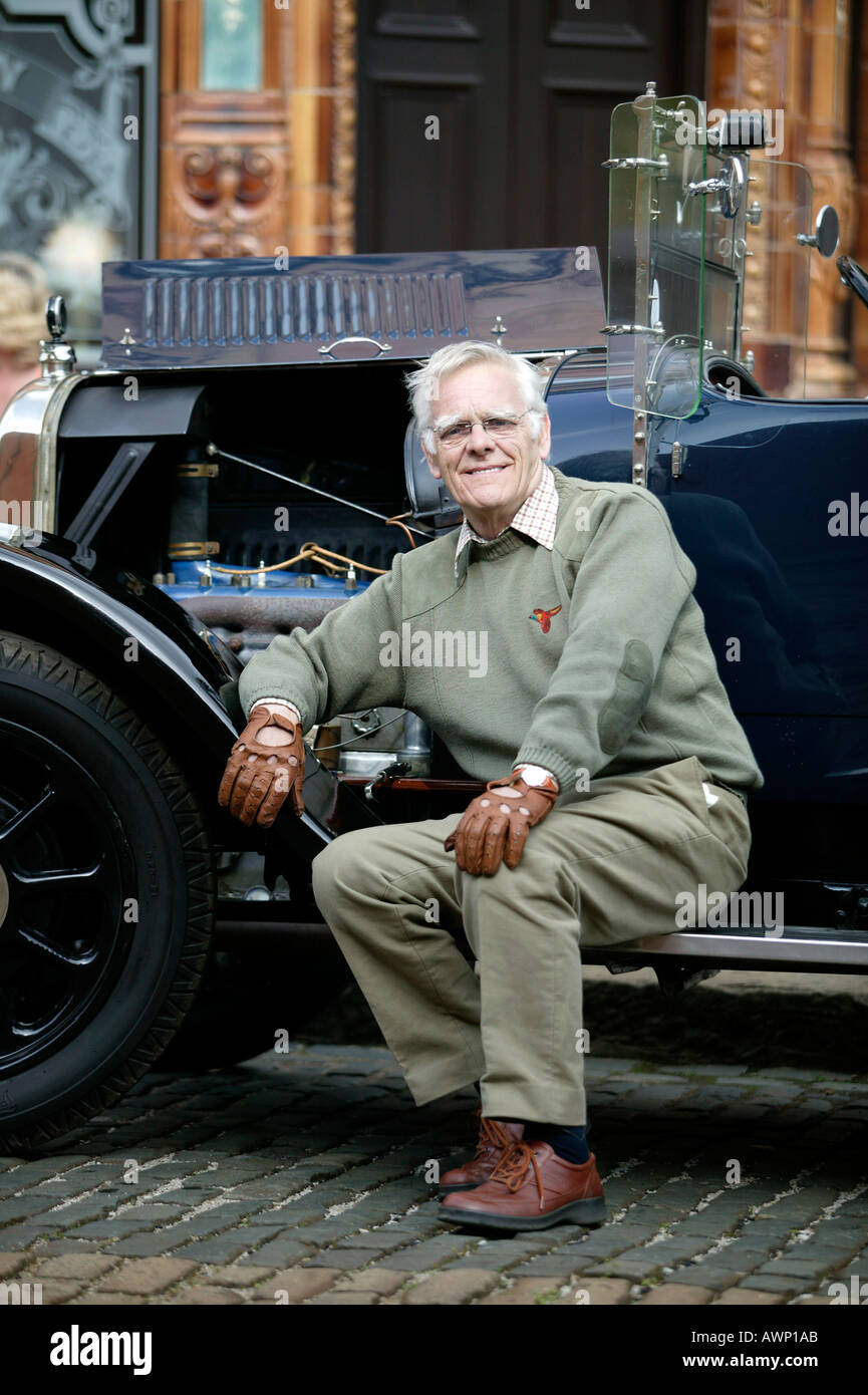 VINTAGE CAR OWNER Stock Photo - Alamy