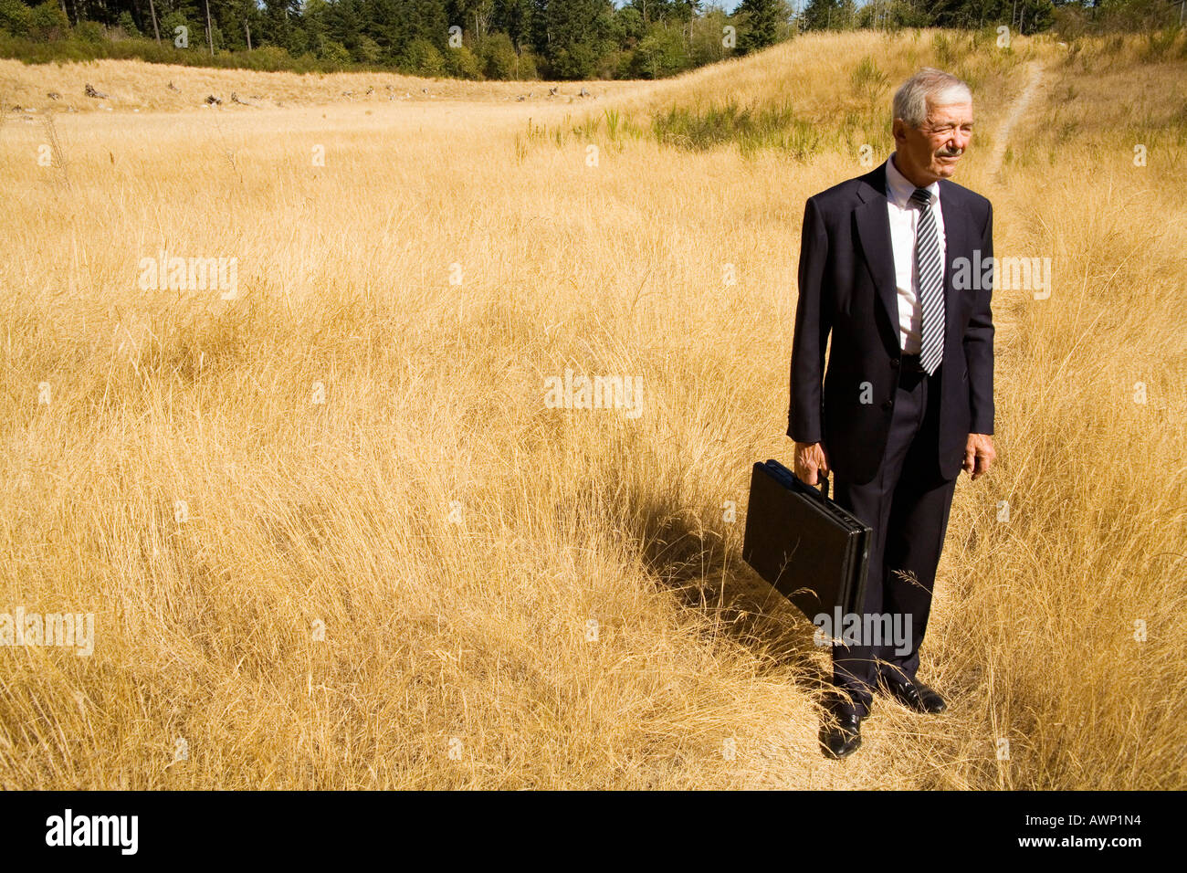 Businessman outside standing hi-res stock photography and images - Alamy