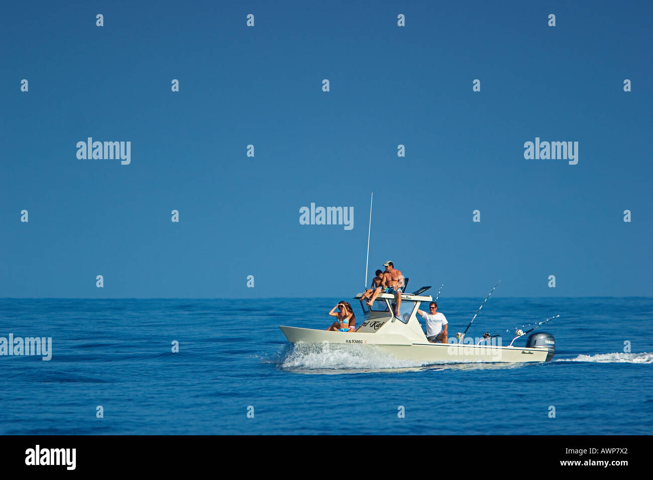 Family saltwater fishing boat hi-res stock photography and images - Alamy