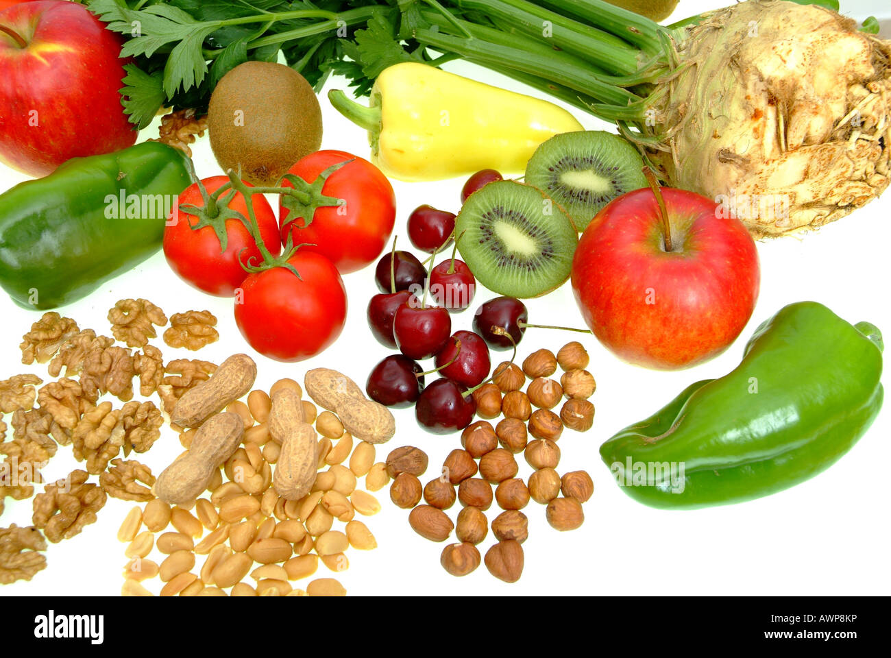 vegetarian food Stock Photo