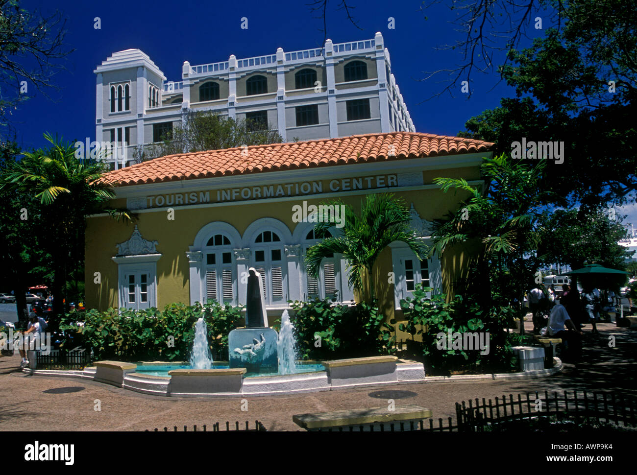 La Casita, Tourism Information Center, Old San Juan, San Juan, Puerto Rico, West Indies Stock Photo