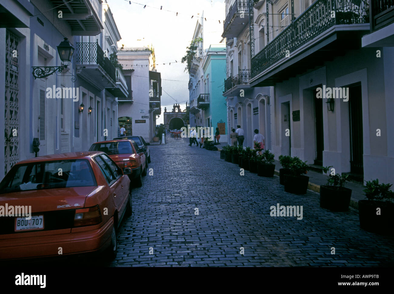 Calle del Cristo Old San Juan San Juan Puerto Rico West Indies Stock ...