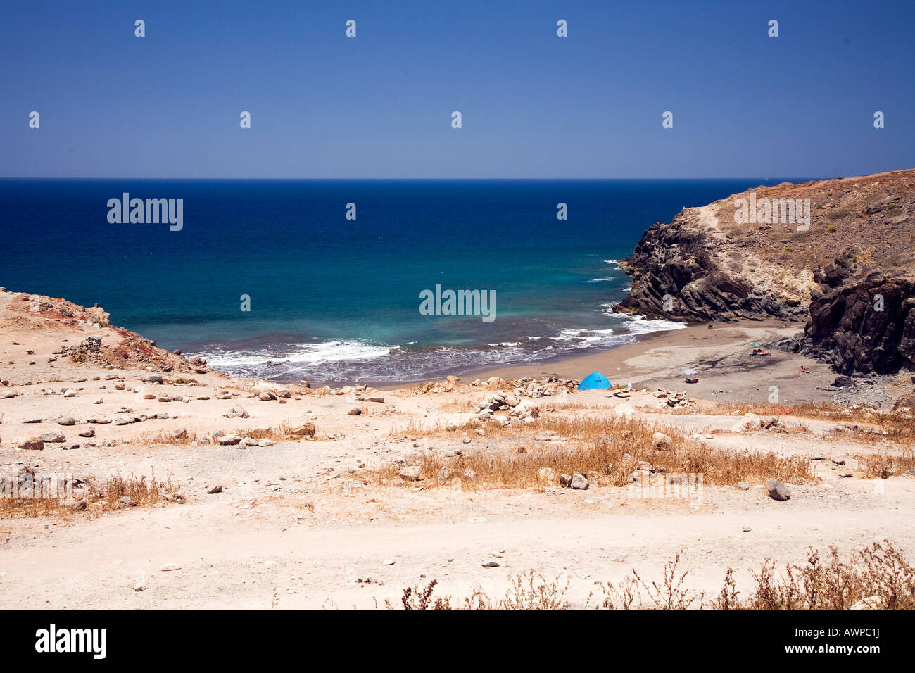 Bay on Grand Canary, Canary Islands, Spain Stock Photo