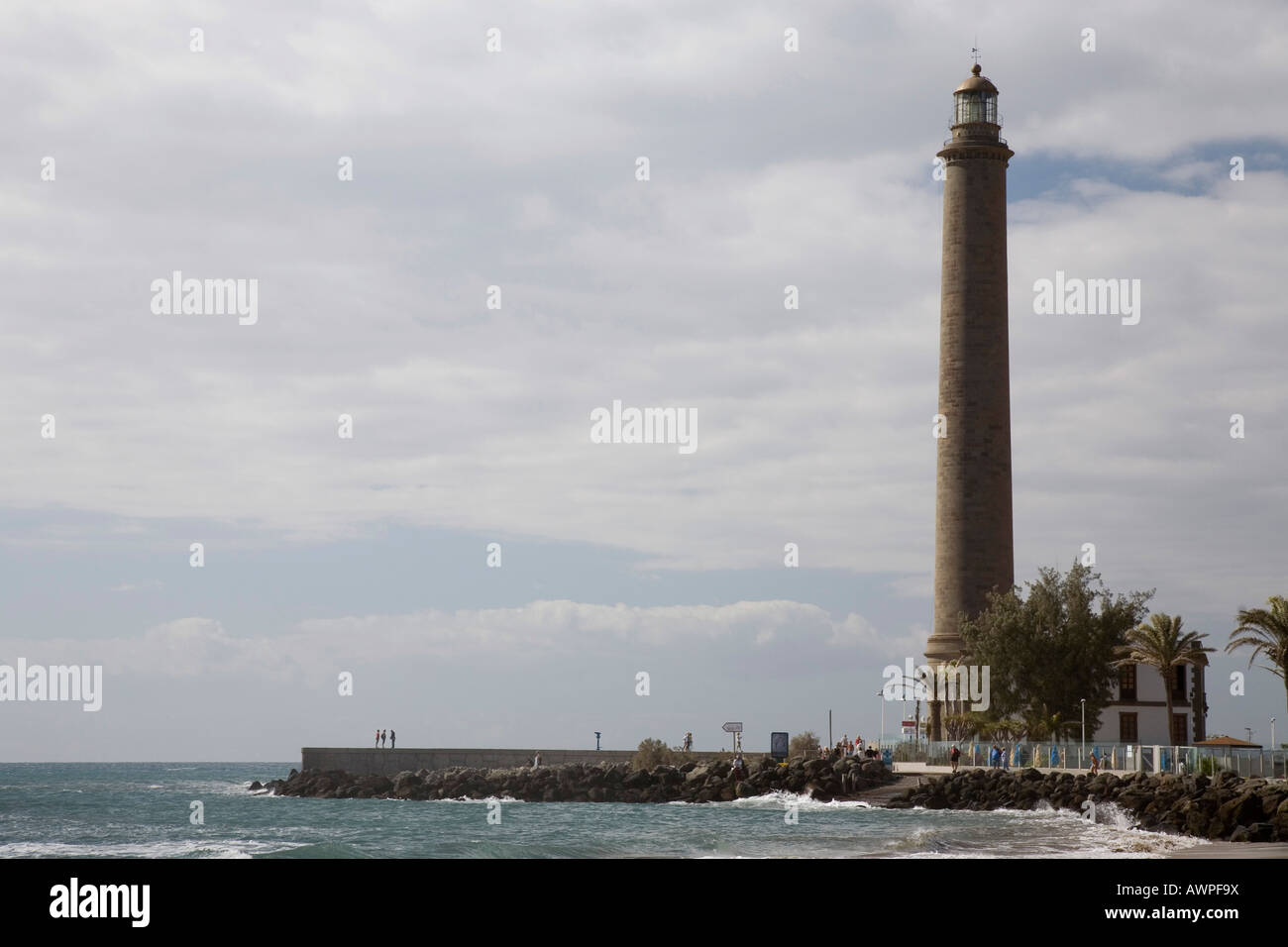 Lighthouse, Las Palomas, Gran Canaria, Spain, Europe Stock Photo