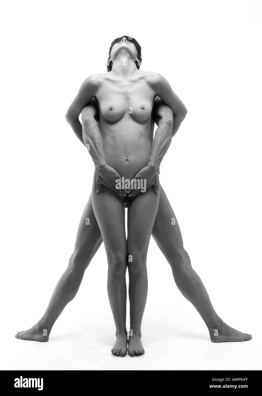 Topless Woman Naked Man