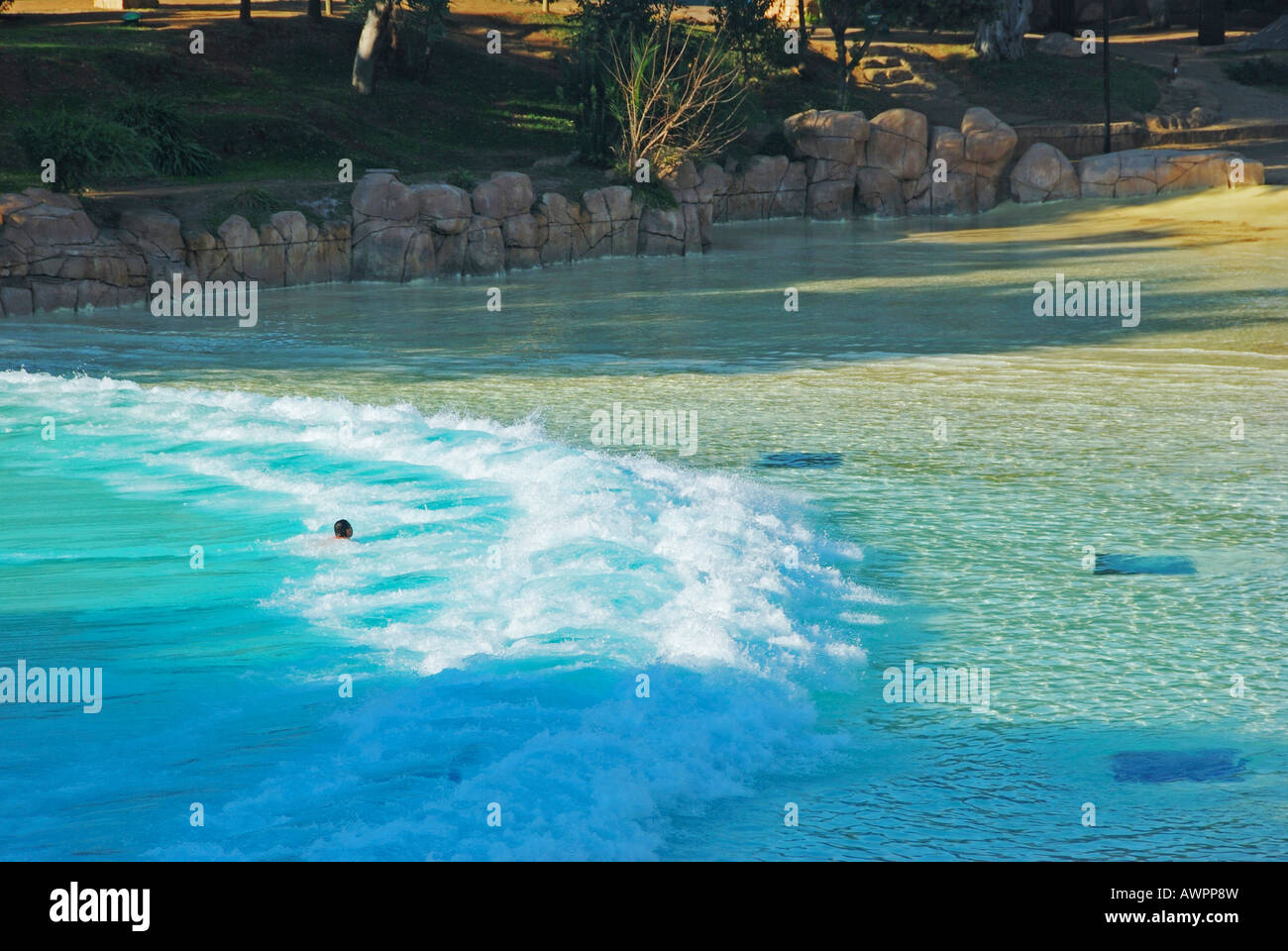 Artificial beach and waves, Sun City, South Africa Stock Photo Alamy