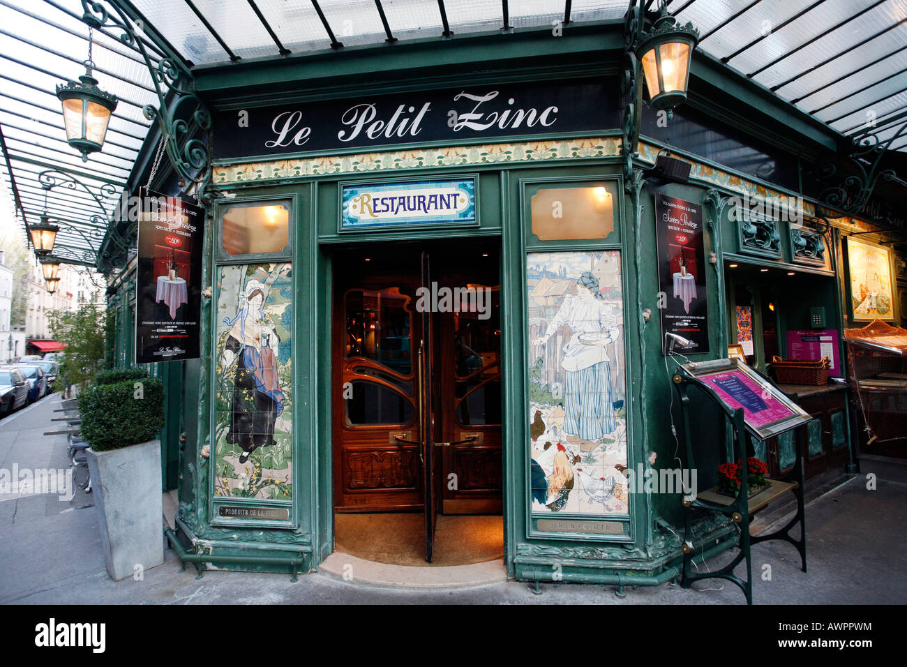 Restaurant Le Petit Zinc, Quartier SaintGermaindesPres, Paris