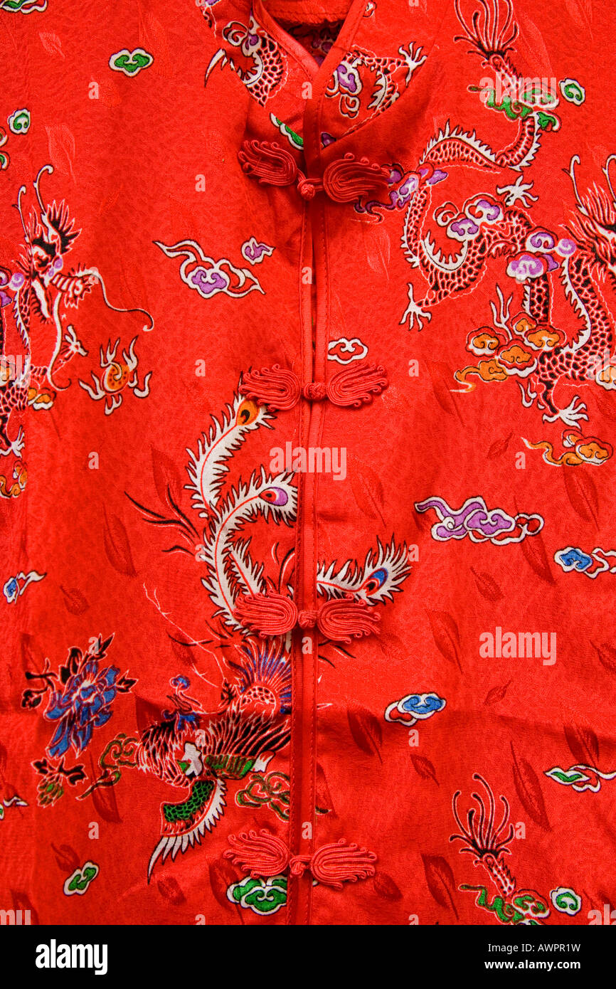 Red chinese shop jacket