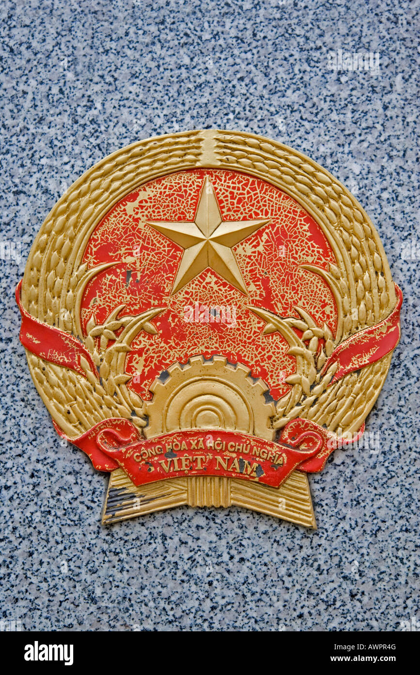 Coat of arms, Vietnam, Asia Stock Photo