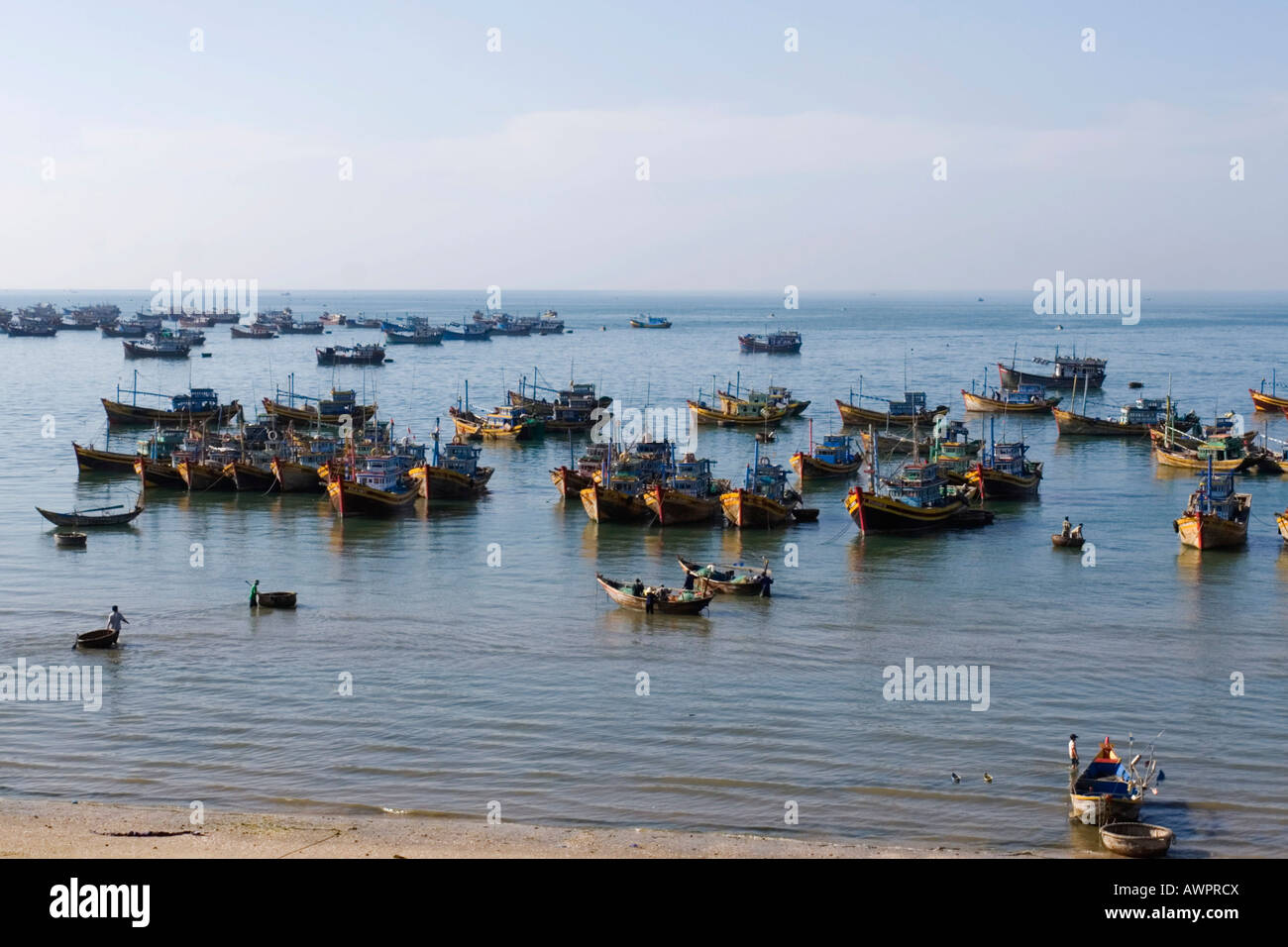 Harbour of Mui Ne, Vietnam, Asia Stock Photo