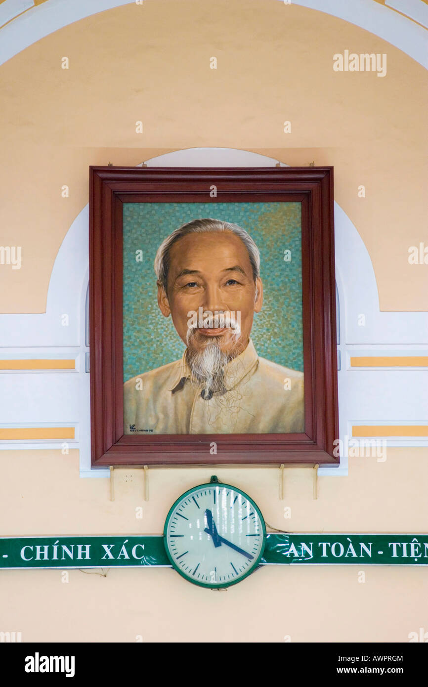 Portraet of Ho chi minh Stock Photo