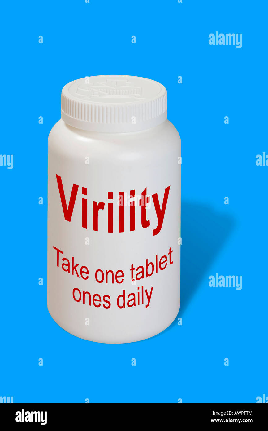 Virility as a medicine - symbolic picture Stock Photo