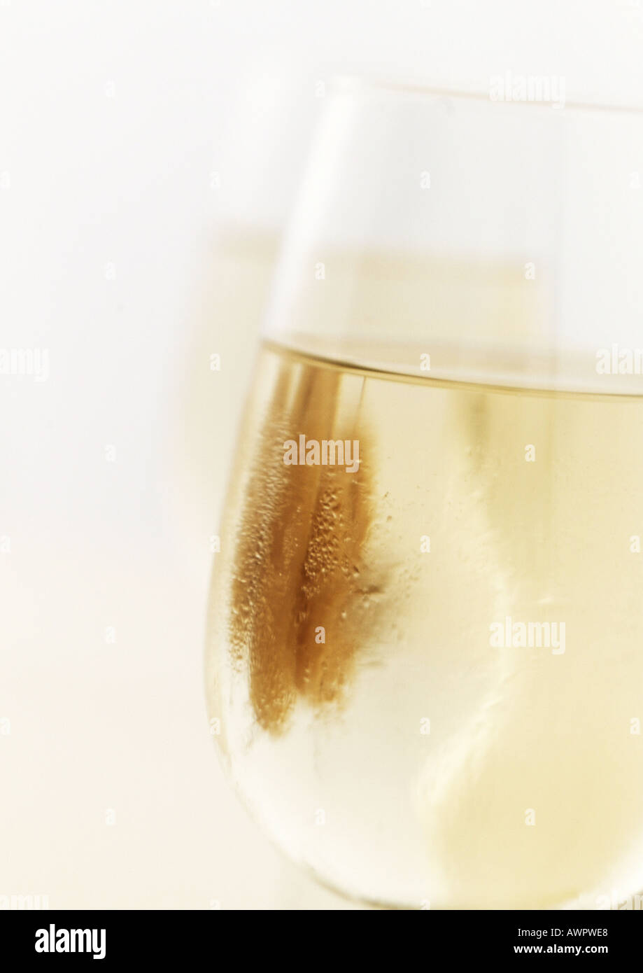 Chilled white wine, extreme closeup Stock Photo Alamy