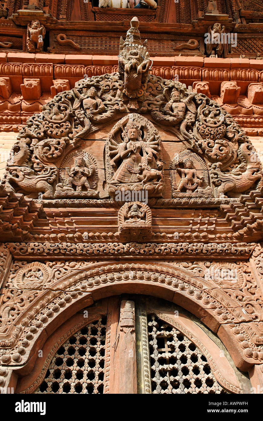 Wood carving, Makhan Tole, Durbar Square of Kathmandu, Nepal Stock Photo Alamy