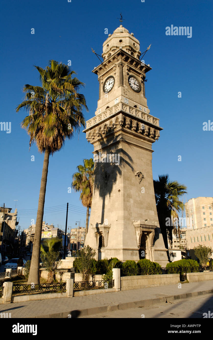 Aleppo syria clock tower hi-res stock photography and images - Alamy